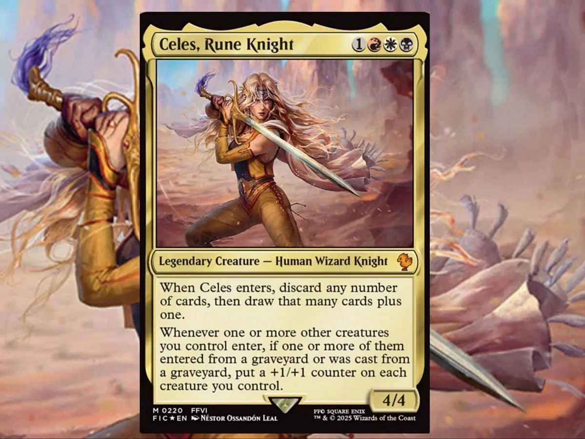Celes Chere sure does some heavy lifting for this deck (Image via Wizards of the Coast)